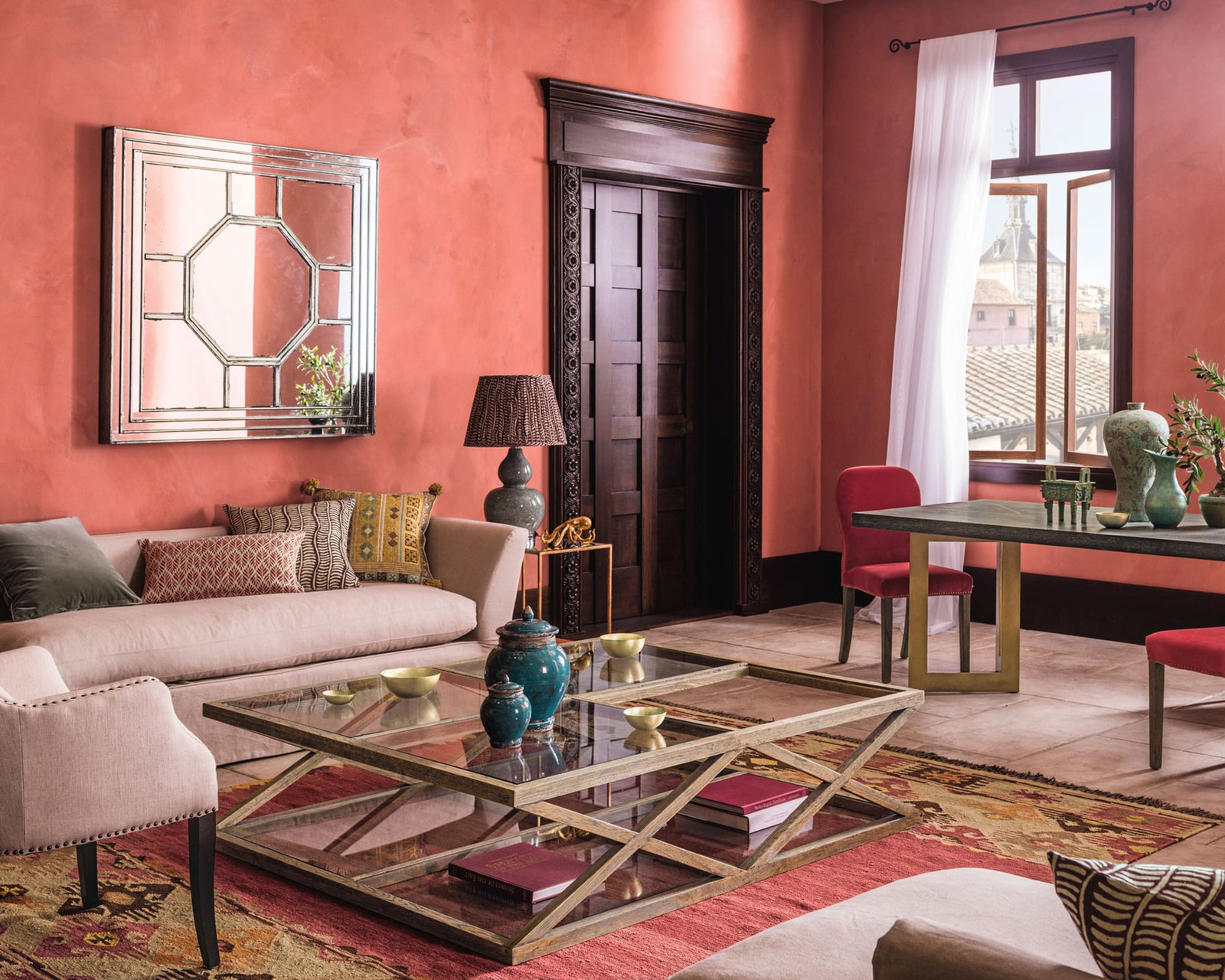 Forest Color Palette with Greens, Browns, and Natural Light Forest landscape with layered greens, earthy browns, and soft natural light creating a cohesive and balanced natural color palette.